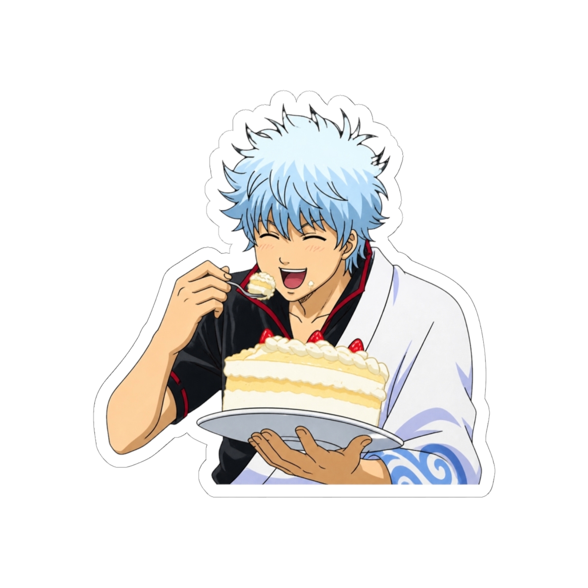 gintoki eating cake | Gintama