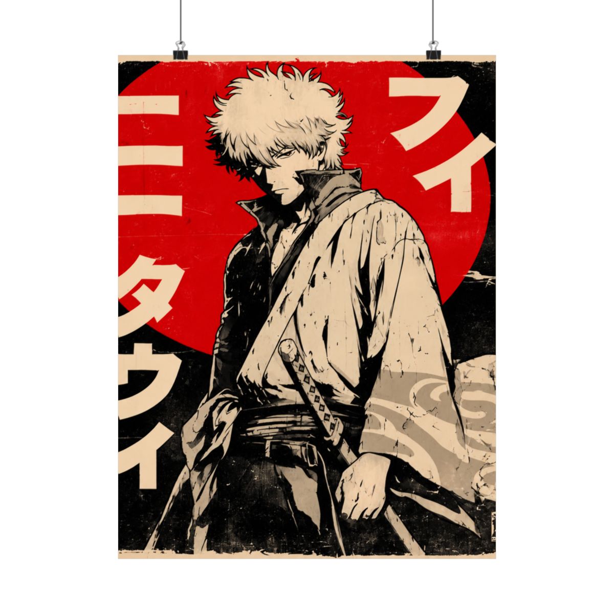 Gintoki Chad Energy Poster | Gintama