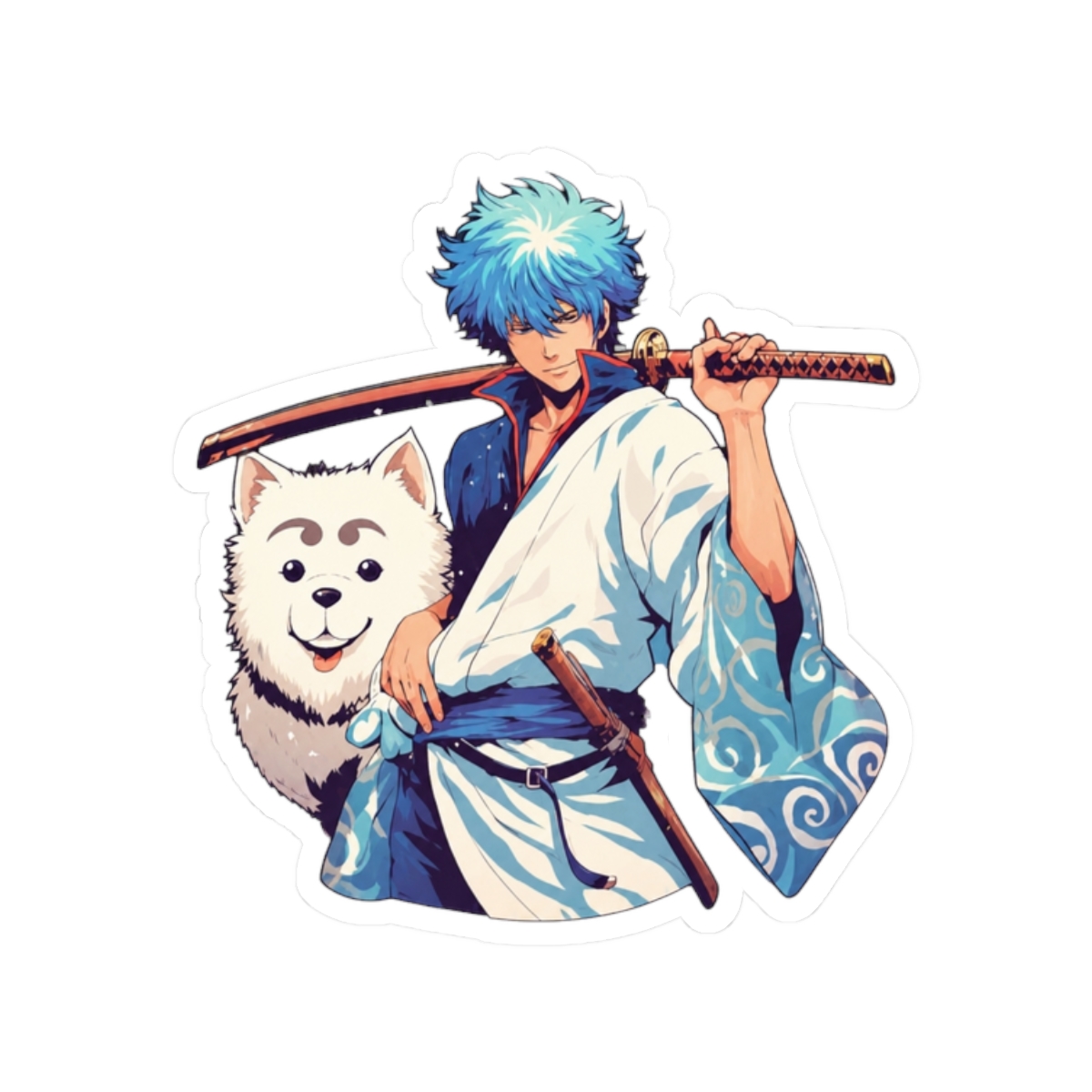 gintama Sticker - alternate angle 3, merchandise