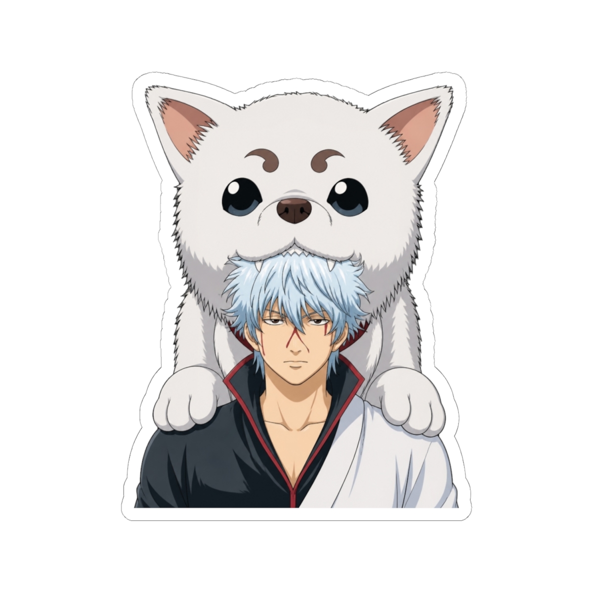 Sadaharu and Gintoki | Gintama - alternate angle 1, merchandise