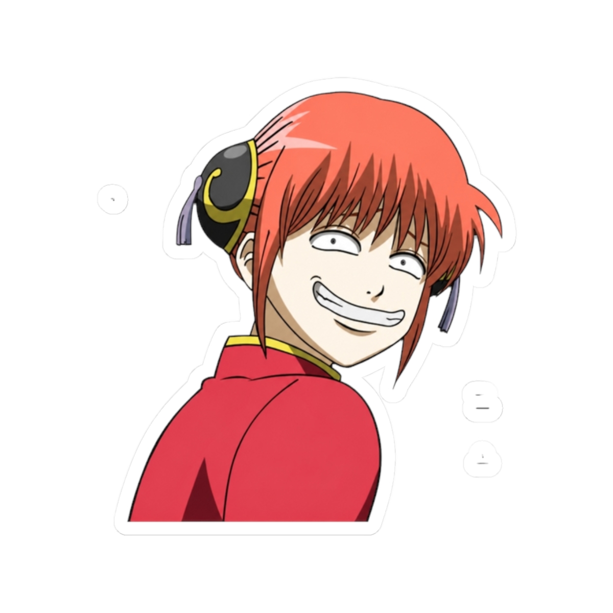 Gintama Anime character - Kagura with her idiot faces - alternate angle 3, merchandise