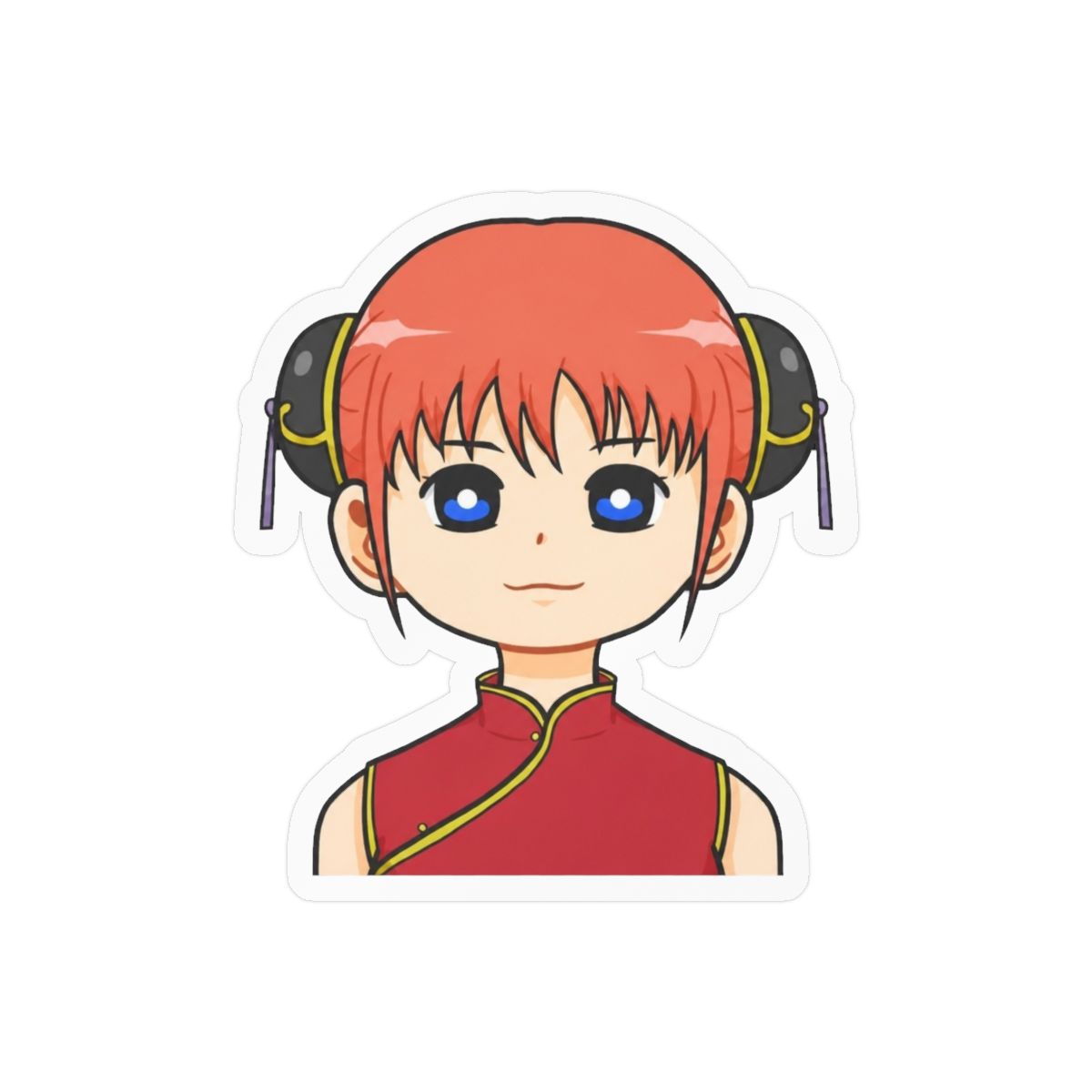 Chibi Kagura Sticker | Cute Anime Vinyl Decal | Gintama - alternate angle 2, merchandise