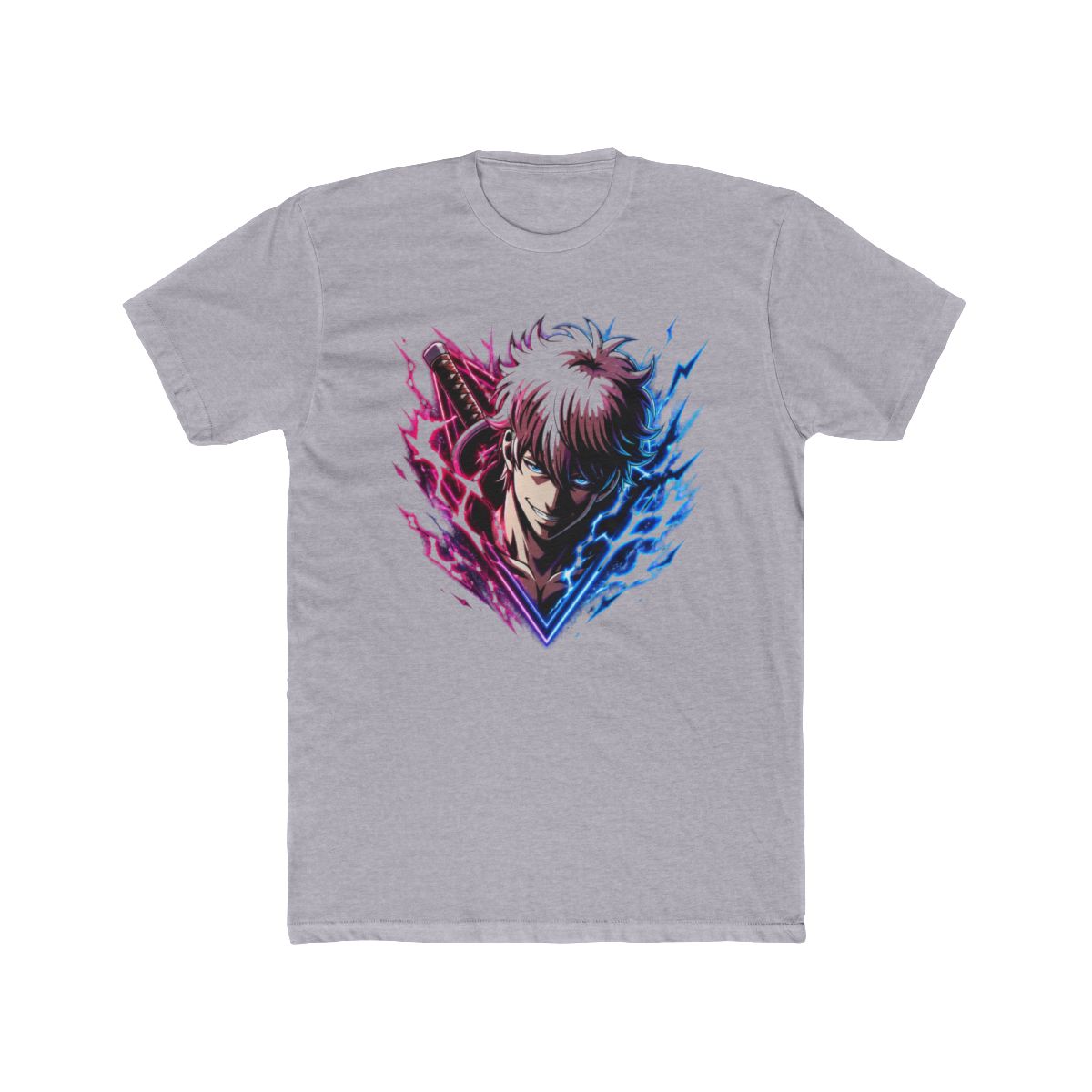 Gintoki Sakata Confident Grin Fan Art T Shirt | Gintama - alternate angle 5, merchandise