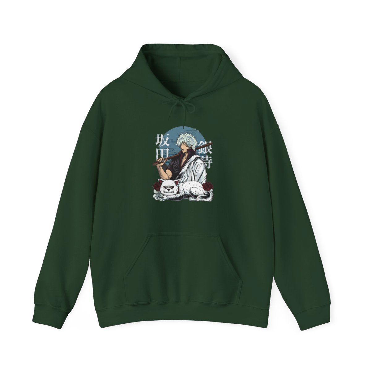 Gintoki Sakata Hoodie, Gintama Hoodie, Anime Hoodie, Vintage Hoodie - Artsholic - Fan Art Merch - alternate angle 5, merchandise